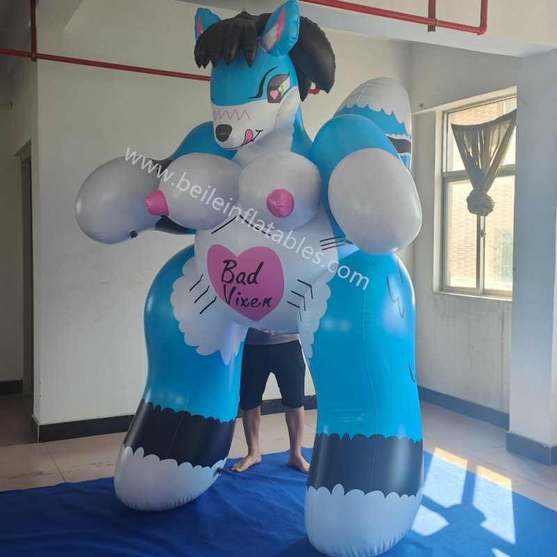 Inflatable fat bad vixen fox with sph