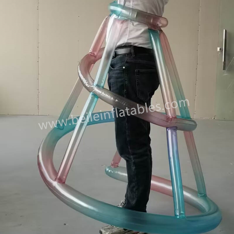 inflatable spiral skirt