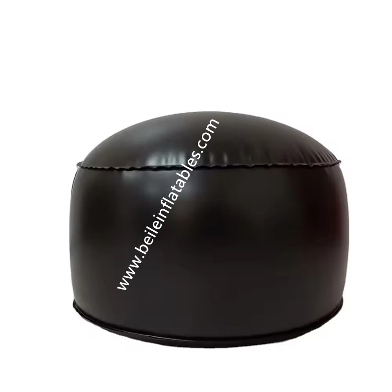 Inflatable cap holder