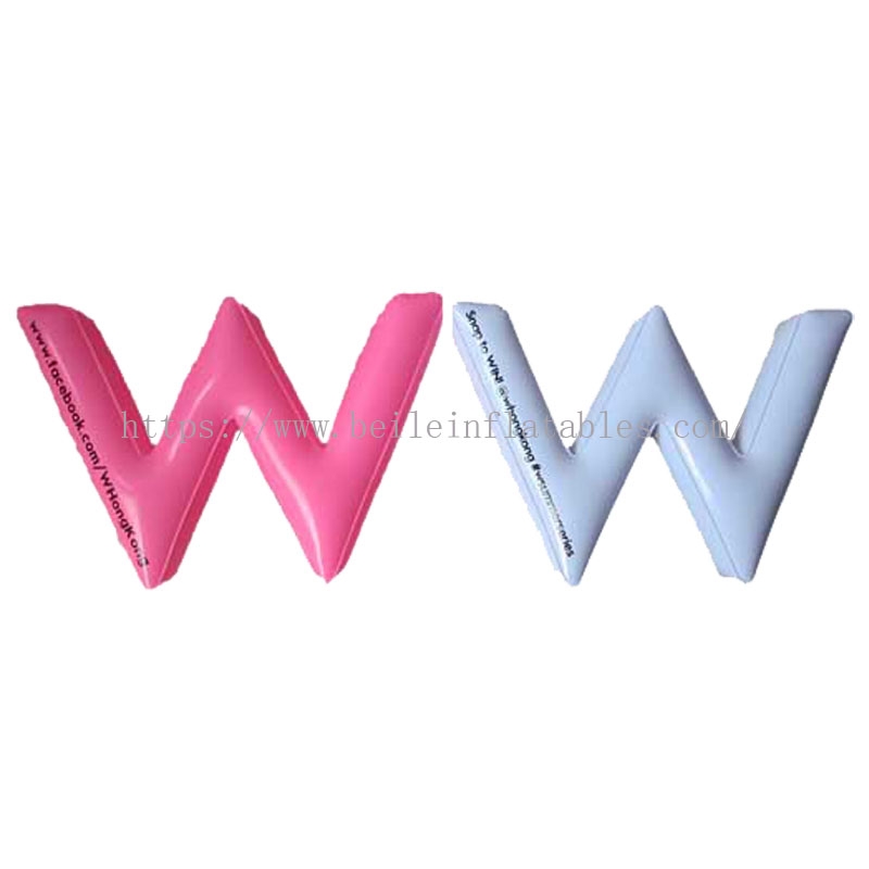 inflatable letter W